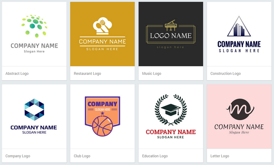 Crie logotipos personalizados gratuitos online